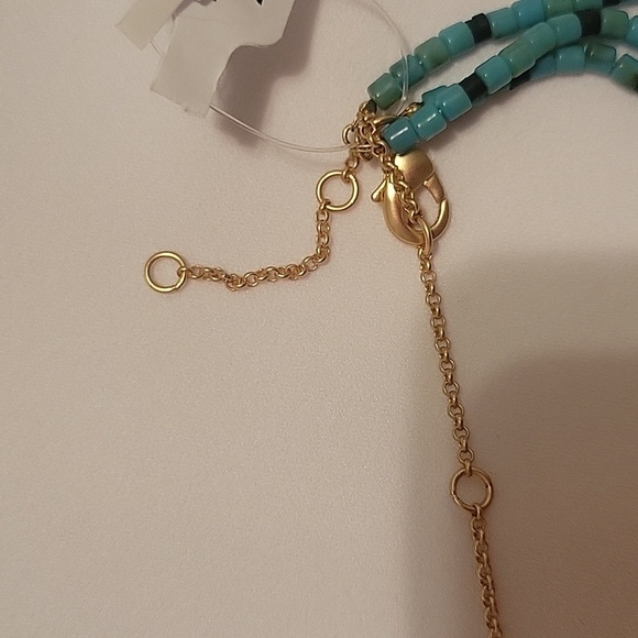 Free People West Coast Boho Layered beaded necklace NWT Western Coastal - Picture 4 of 10